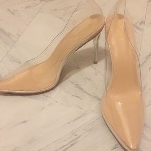 Soft Plastic Clear Stilettos BRAND NEW